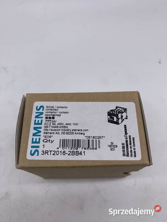 Siemens 3RT20162BB41 Stycznik mazowieckie Warszawa