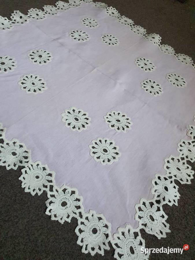 obrus motywy szydełkowe rękodzieło Obrusy i serwety Zabrze