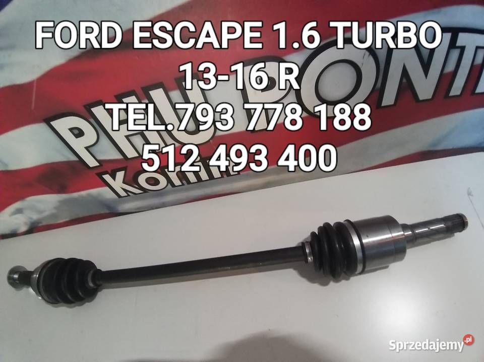 PÓŁOS NAPEDOWA TYLNA FORD ESCAPE 16 TURBO 1316 R Kawnice