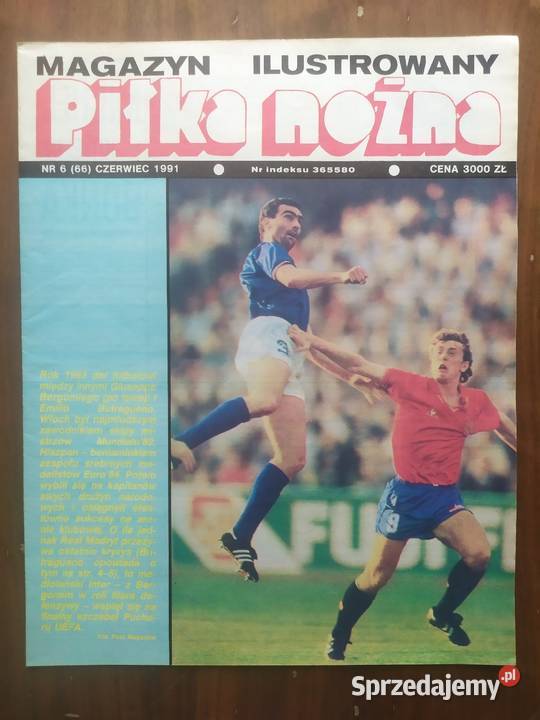 Piłka Nożna Magazyn rocznik 1991 kompletny Łódź sprzedam