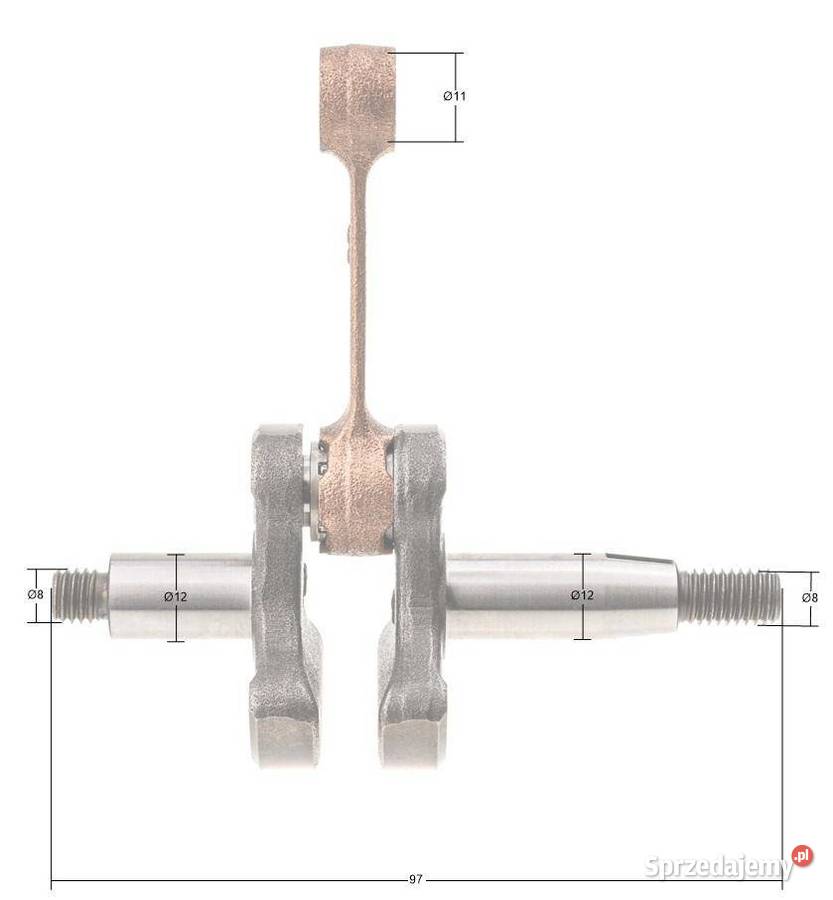 Wał korbowy CEDRUSKW27 416117 Opalenica