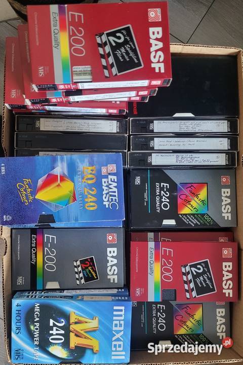 Kasety VHS nagrane