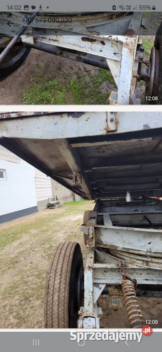 Przyczepa wywrotka D 55d 47D 732 transport Siedlce