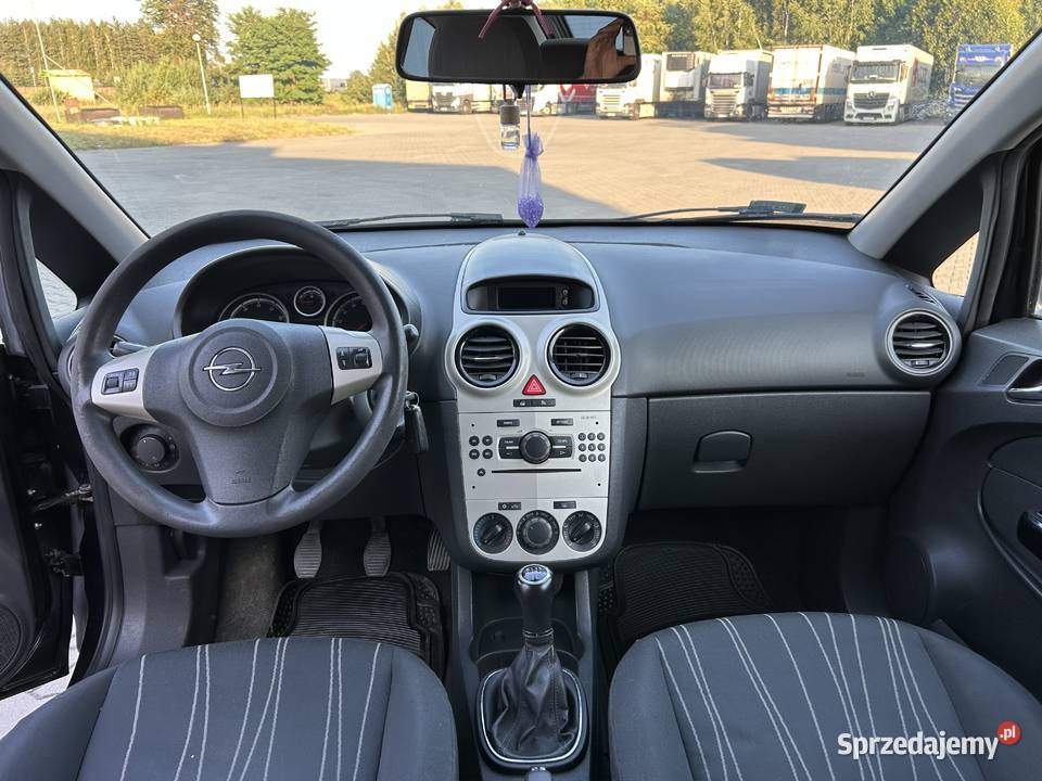 Opel Corsa D 12 czarny lubelskie Lubartów