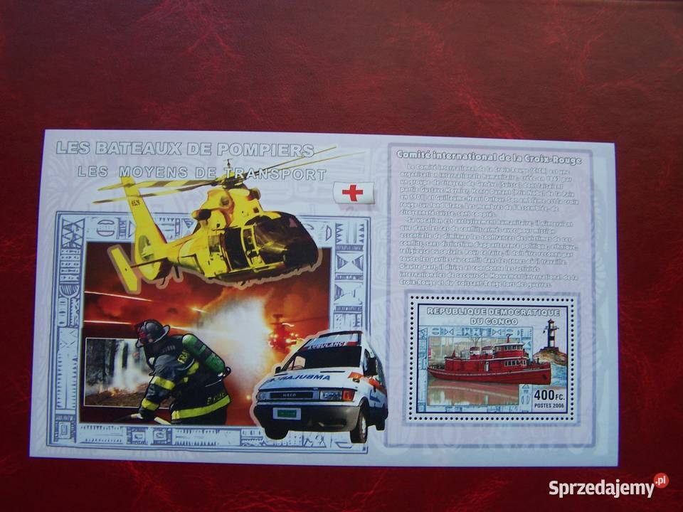 Kongo 2006 MNH Pojazdy ratownicze Transport Tychy