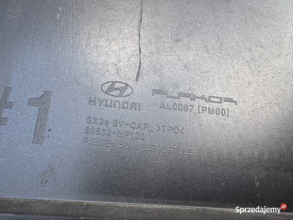 Listwa blenda zderzaka przód hyundai kona II 2 Międzychód