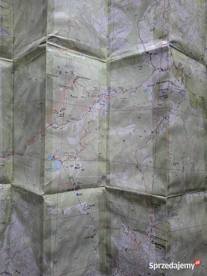 Rumunia Hiking Map Haarta de Drumetie 125 000 29 małopolskie Kraków
