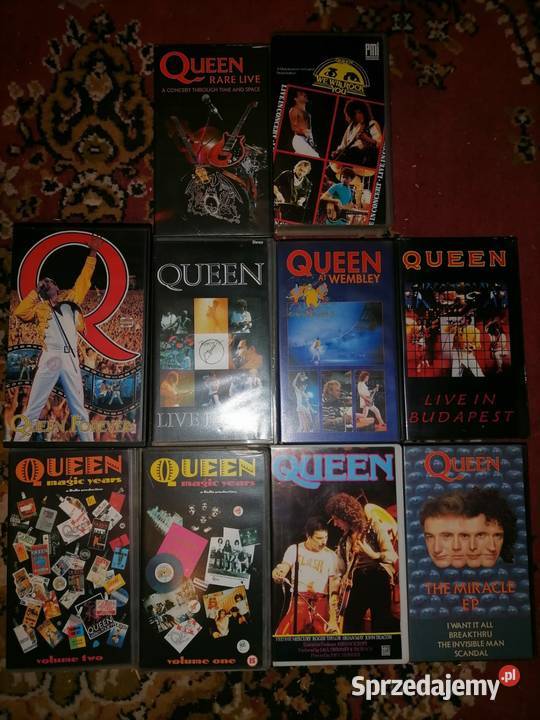 Kasety VHS QUEEN filmowa zachodniopomorskie Nosibądy