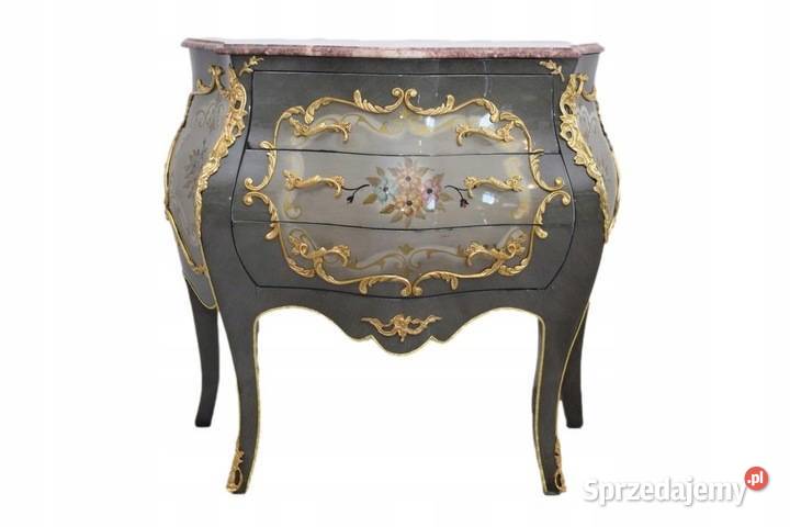 Luksusowa Drewniana Komoda Szafa Szafka Kwiaty Kraków sprzedam
