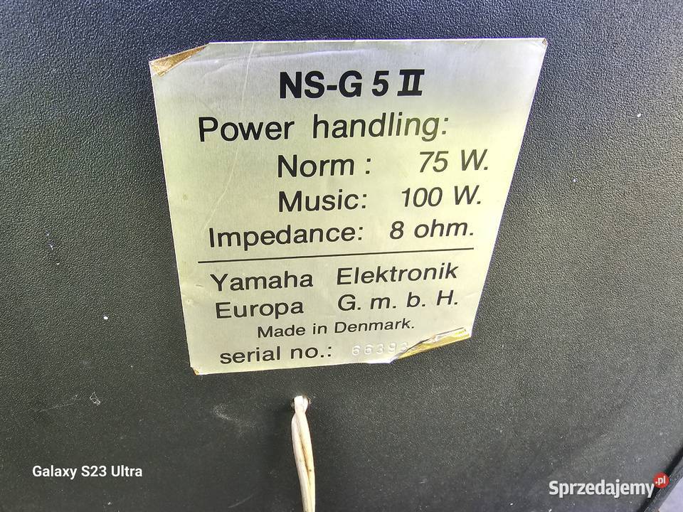 kolumna yamaha NS5g II jedna Chełm Śląski