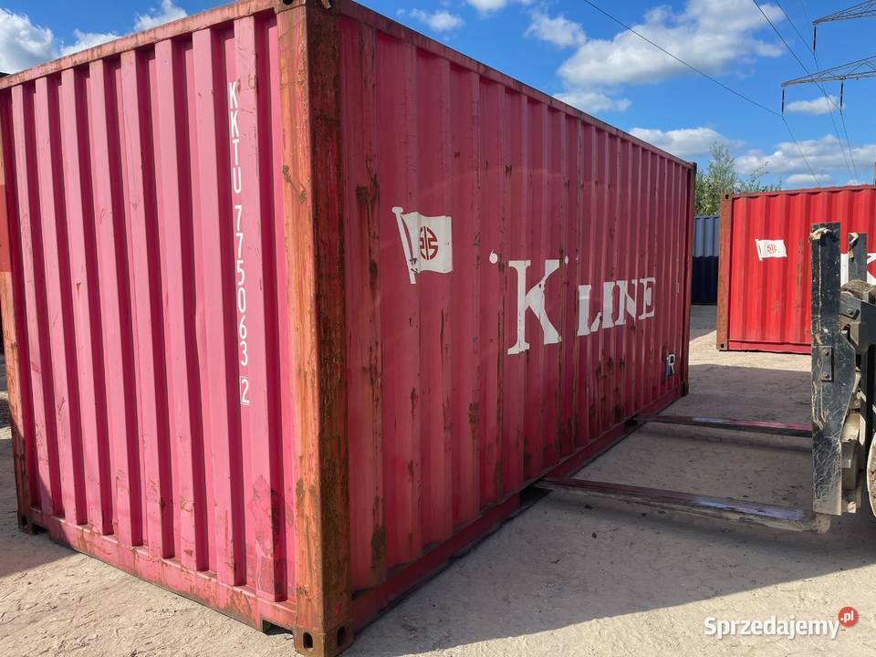 Kontener morski magazynowy 20DV 6 metrowy Barcin