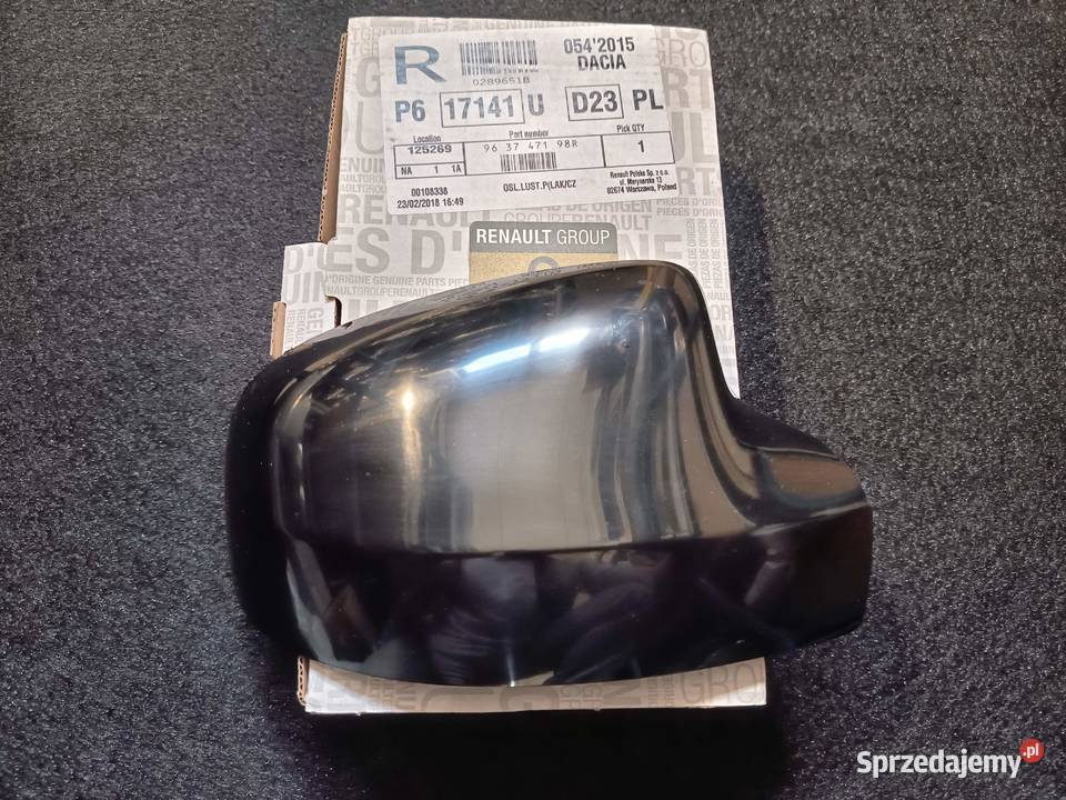 NAKŁADKA LUSTERKA DACIA 963747198R Piła