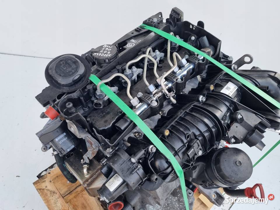 SILNIK KOMPL BMW E90 E91 E92 20 D DIESEL wtryski Chełm