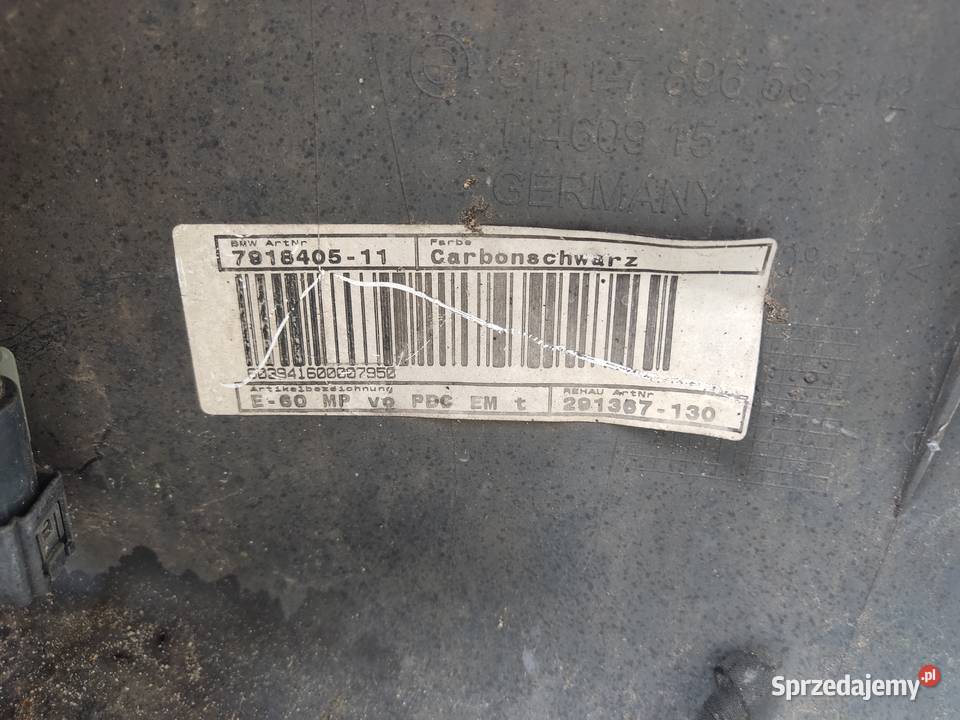 BMW 5 E60 ZDERZAK PRZEDNI TYLNY PRÓG NAKŁADKA Radom sprzedam