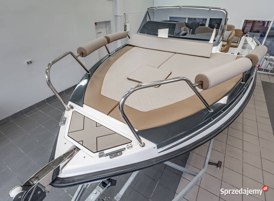 ŁÓDZ MOTOROWA TRIDENT 640 SUNDECK Z PRZYCZEPĄ Wrocław sprzedam