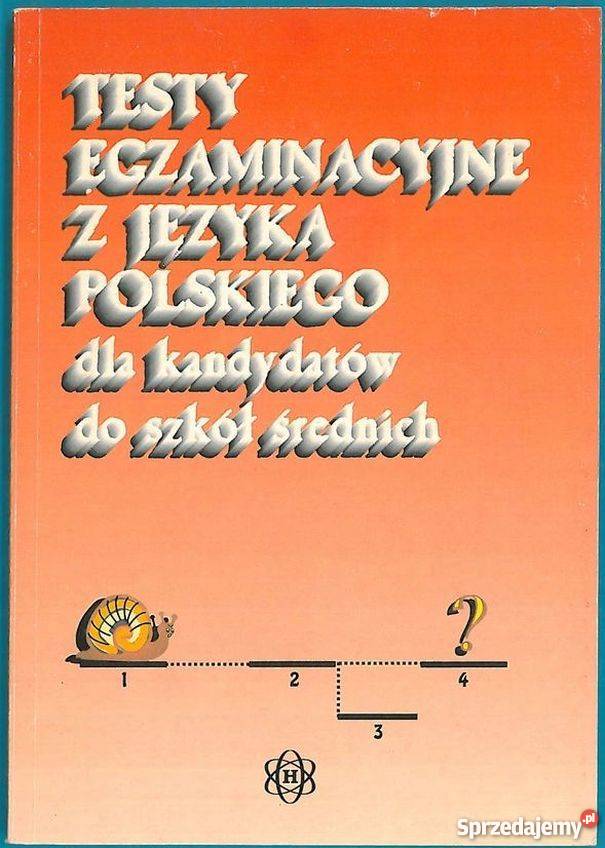 TESTY EGZAMINACYJNE Z JĘZYKA POLSKIEGO SZKOŁA mazowieckie Siedlce