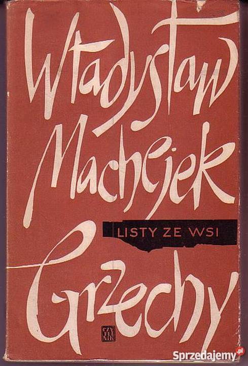 0549 GRZECHY LISTY ZE WSI WŁADYSŁAW MACHEJEK sprzedam