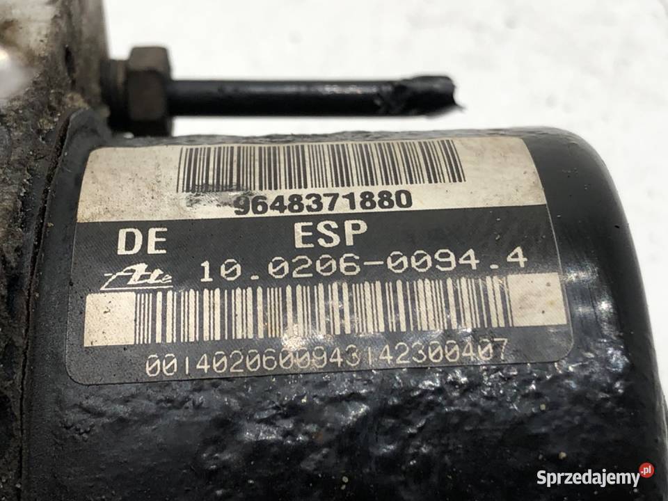 POMPA ABS CITROEN C3 I 9648371880 16 109 osobowe