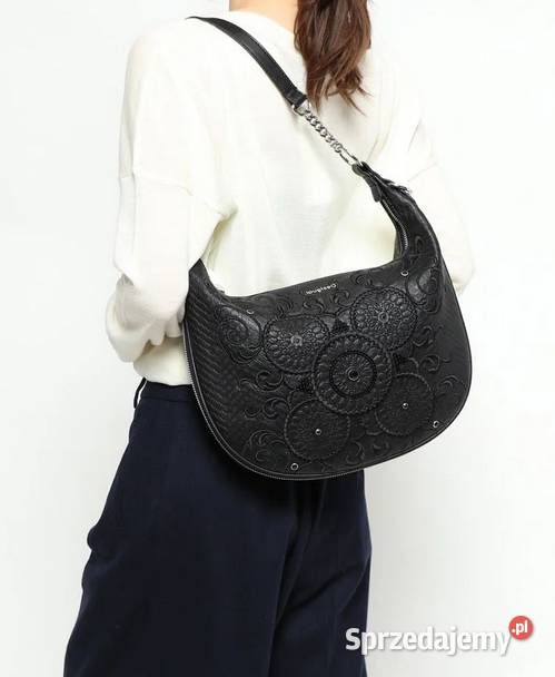 Desigual Majestic Siberia czarna haftowana 37cm Lublin