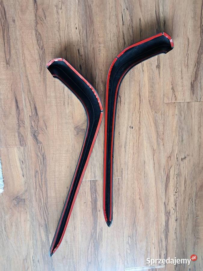 nowe czarne z połyskiem dokładki do zderzaka Listwy i nakładki Sandomierz sprzedam