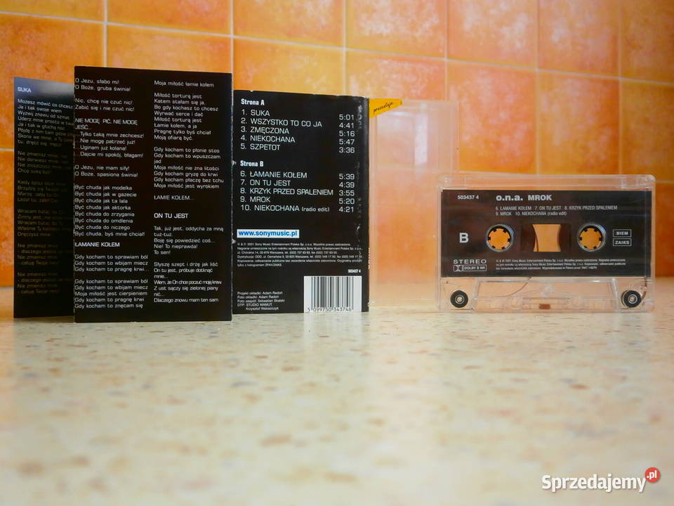 Kaseta audio ONA Mrok dobra Łódź