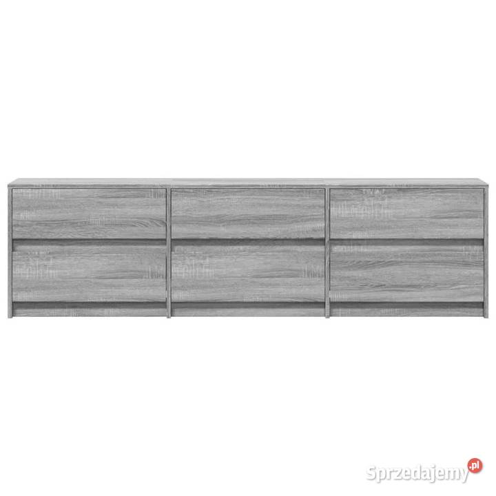 Szafka pod TV z LED szary dąb sonoma 180x34x50 mazowieckie Warszawa