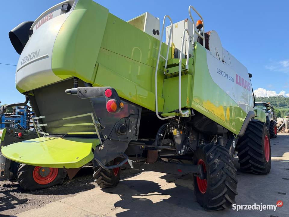 Kombajn zbożowy Claas Lexion 560 prod 2009 heder Nowa Ruda