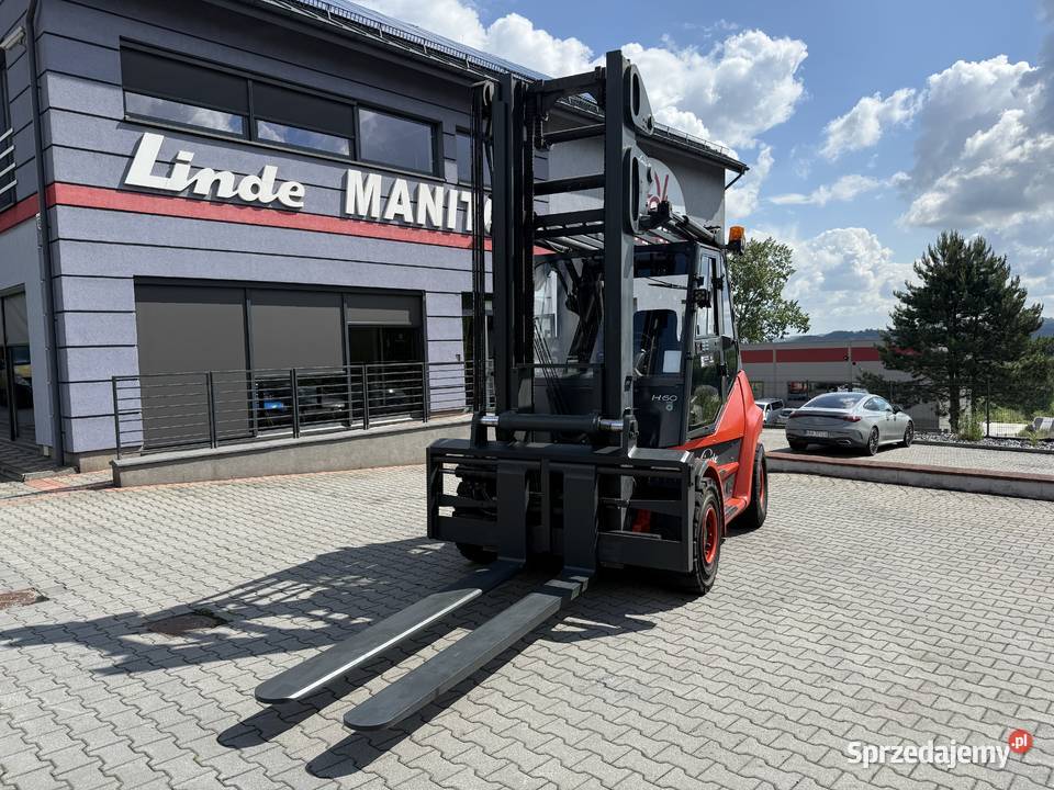 Wózek widłowy Linde H60T02 pozycjoner wideł Wózki widłowe Mogilany