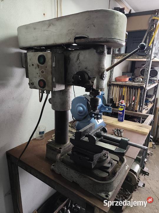 Wiertarka ws 15 z imadłem krzyżowym
