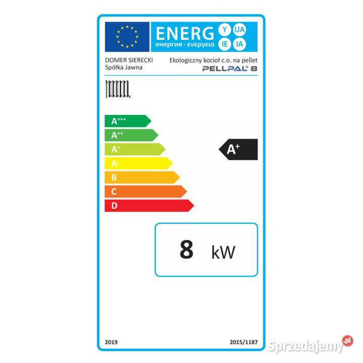 Piec na pellet PELLPAL 8kW wersja z zbiornikiem Pleszew