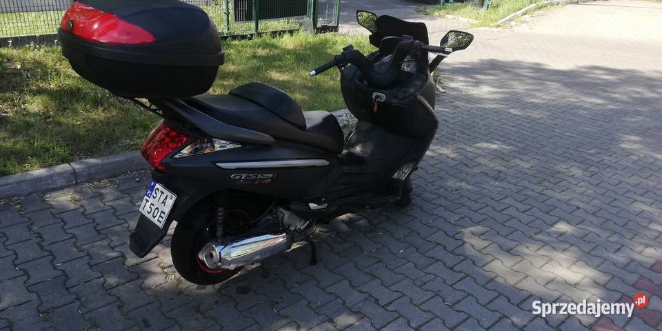 Sym GTS 125 wtrysk zadbany z dużym kufrem