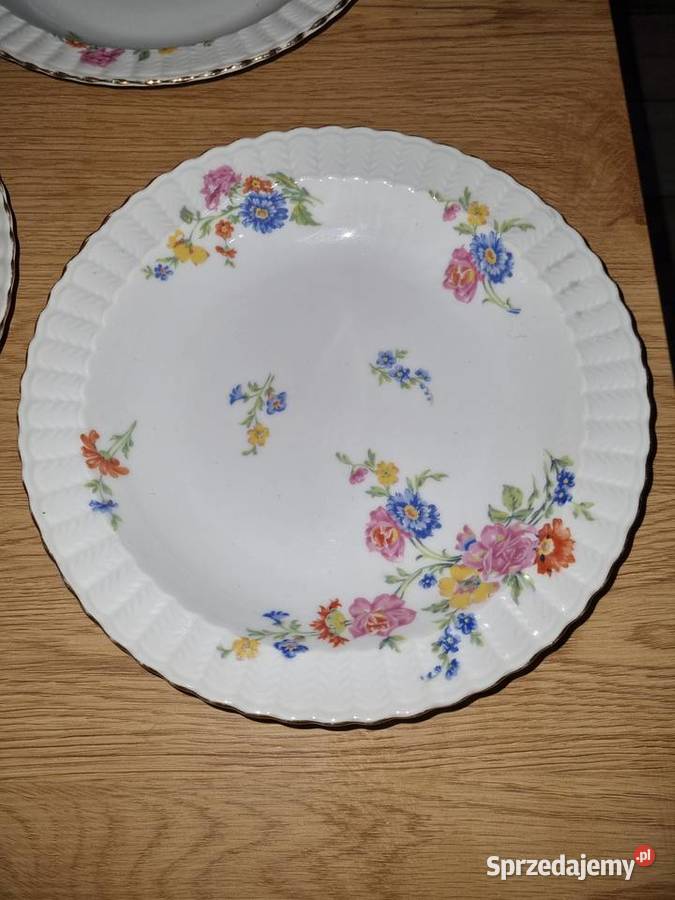 Talerze Porcelana Francuska Limoges Wola Podłężna