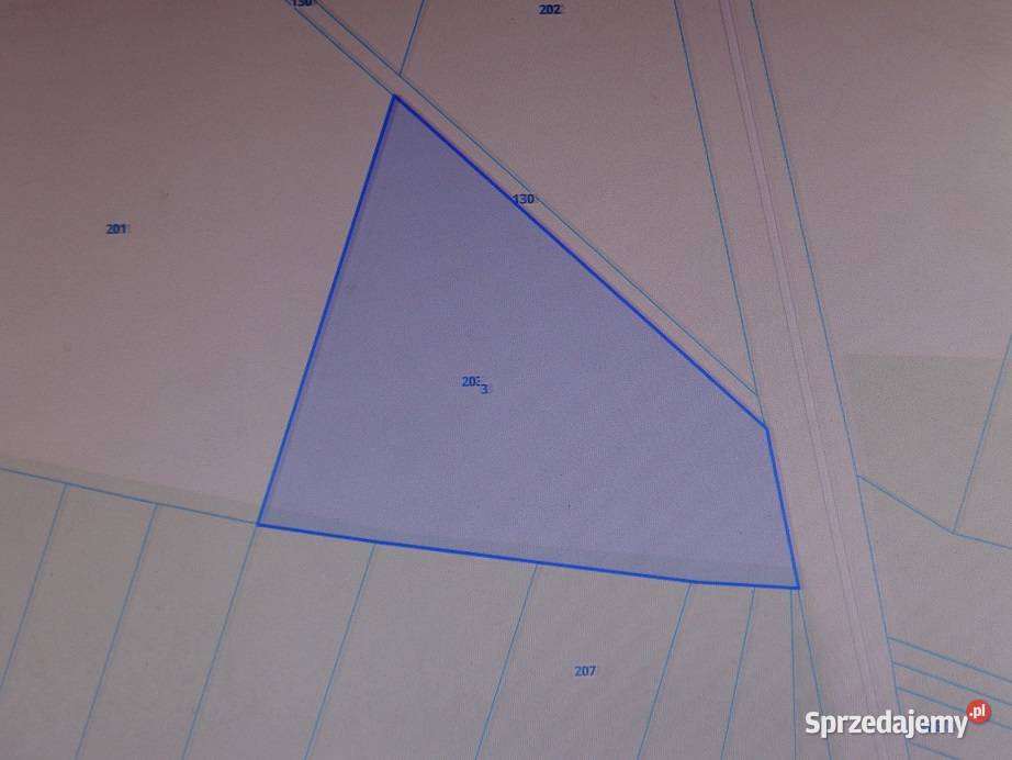 Działka do zabudowy dojazd asfalt 15 m Siedlce 46m mazowieckie