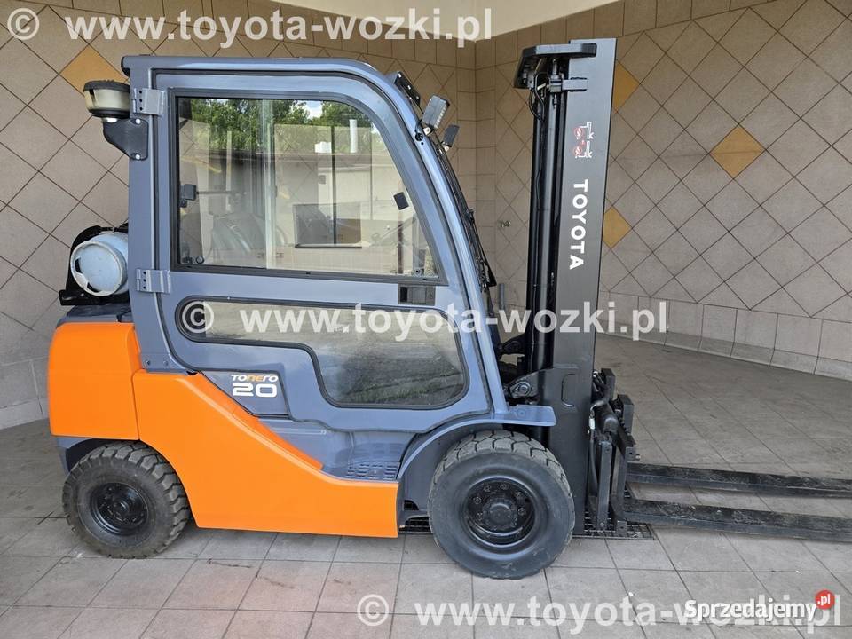 Wózek Widłowy TOYOTA 8FG25 Kabina wolny skok gaz Mysłowice
