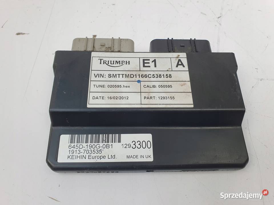 MODUŁ ZAPŁONOWY Sterownik ECU Triumph Daytona R Chełm