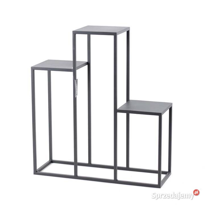 Kwietnik Metalowy Stojak na trzy kwiaty METALLO