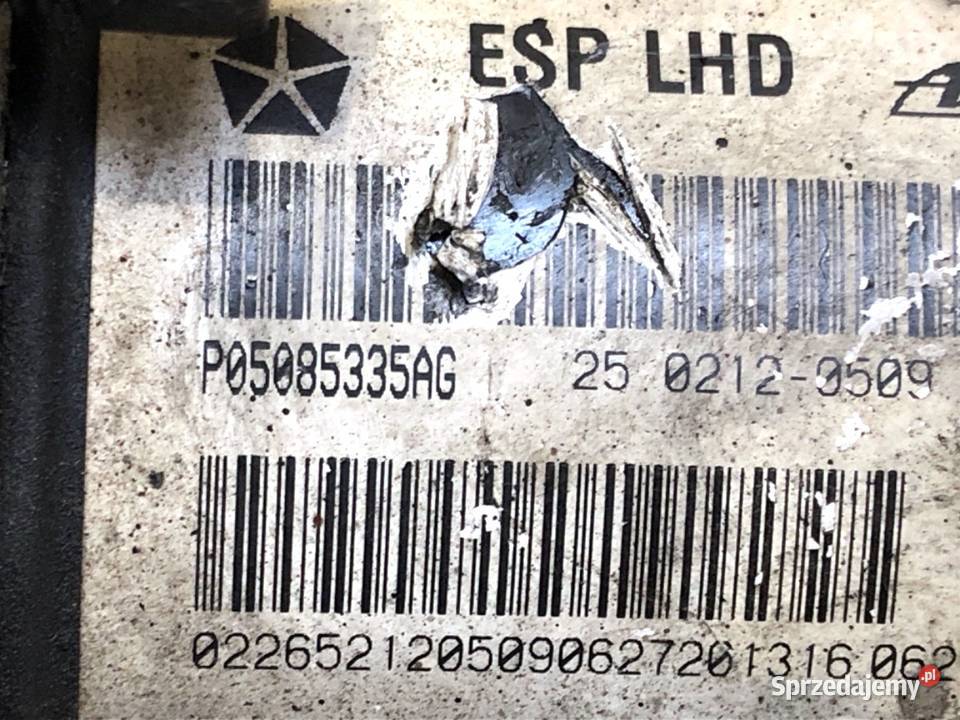 POMPA ABS DODGE AVENGER P05085335AG 20 140 0714 podkarpackie