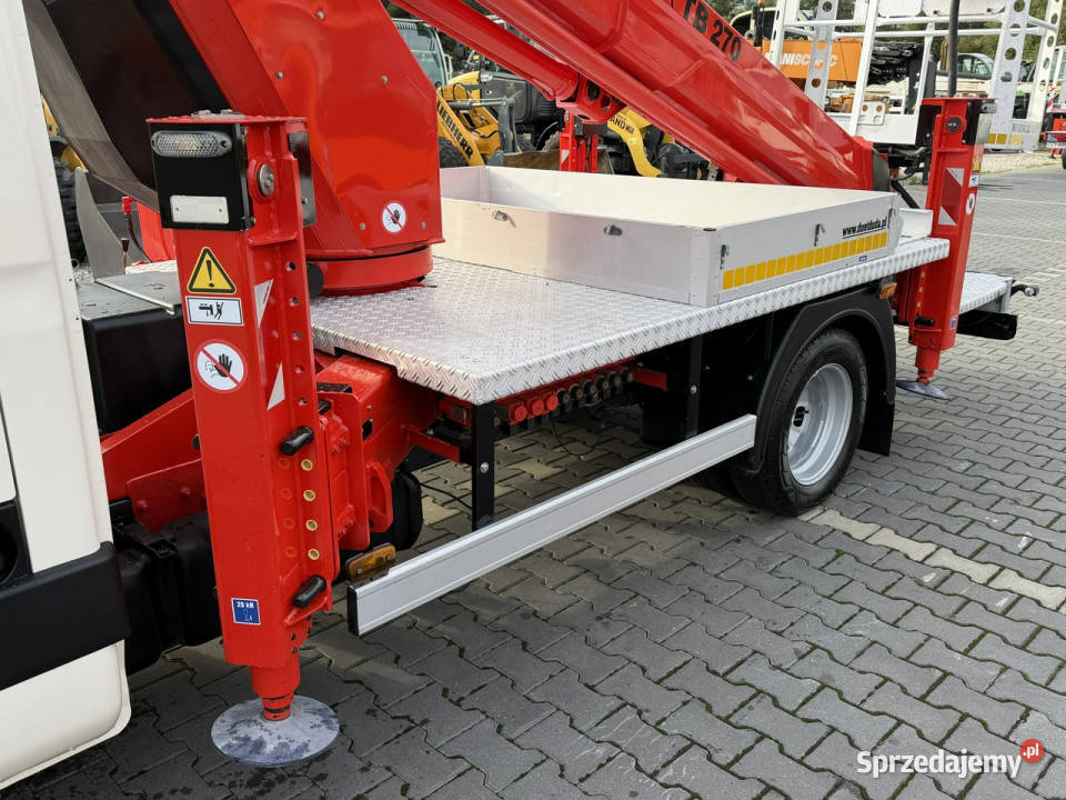 Iveco Daily Podnośnik Koszowy RUTHMANN TB 270 pierwszy właściciel Widełki