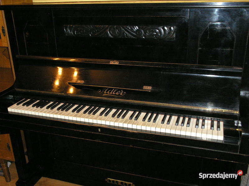 Niemieckie przedwojenne pianino koncertowe śląskie Bytom