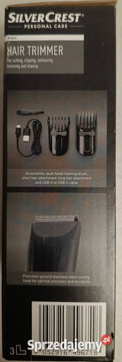SILVERCREST SHCA 37 A1 TRYMER DO WŁOSÓW I BRODY sprzedam