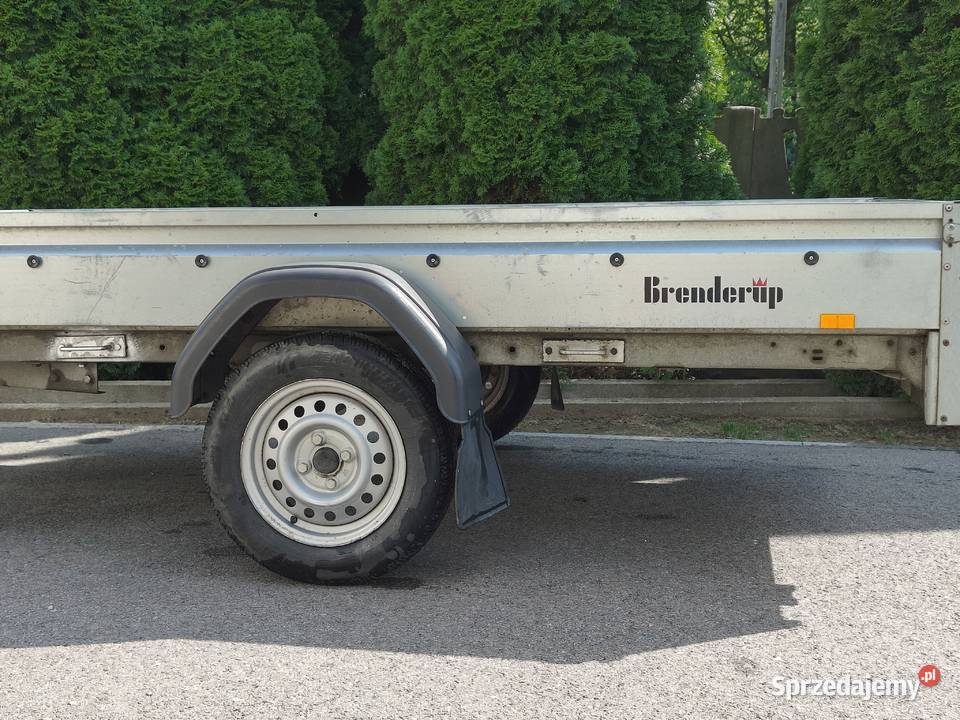 Przyczepka jednoosiowa BRENDERUP Burtowe i plandeki Krosno