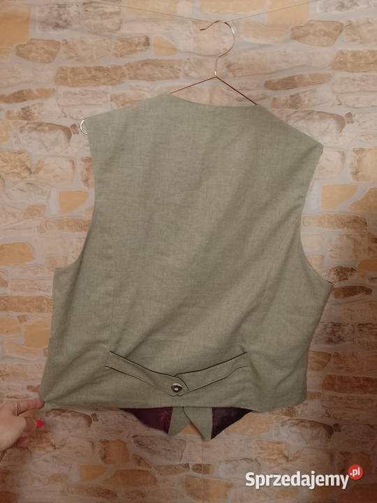 2XLXXL Bogato zdobiona kamizelka garniturowa z małopolskie Kraków