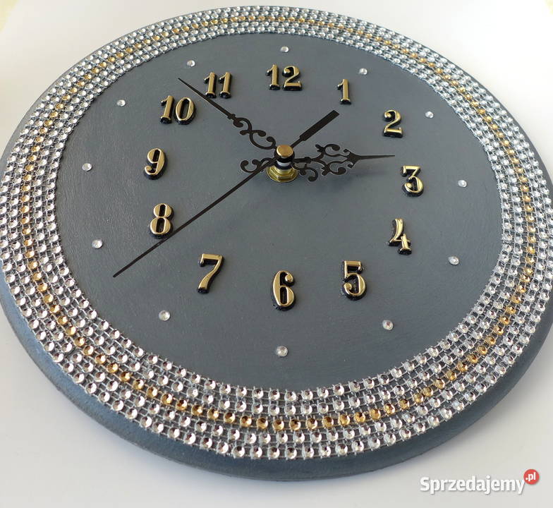 Zegar Glamour srebrno złoty pomorskie Słupsk sprzedam