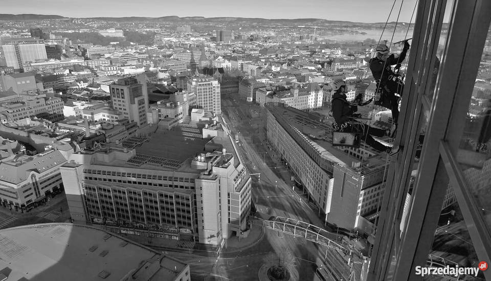 Mycie i czyszczenie Prace wysokościowe Alpinator śląskie usługa