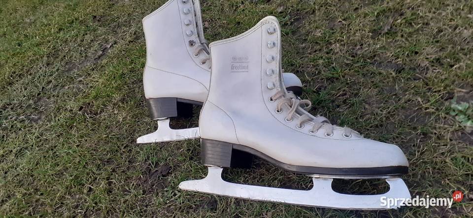 Łyżwy figurowefigurówki skórzane 4126Freetime Tuszkowo