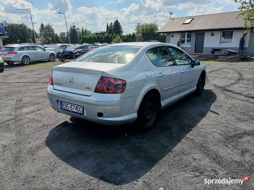 Peugeot 407 Peugeot 407 20 HDI 07r szary Tarnów