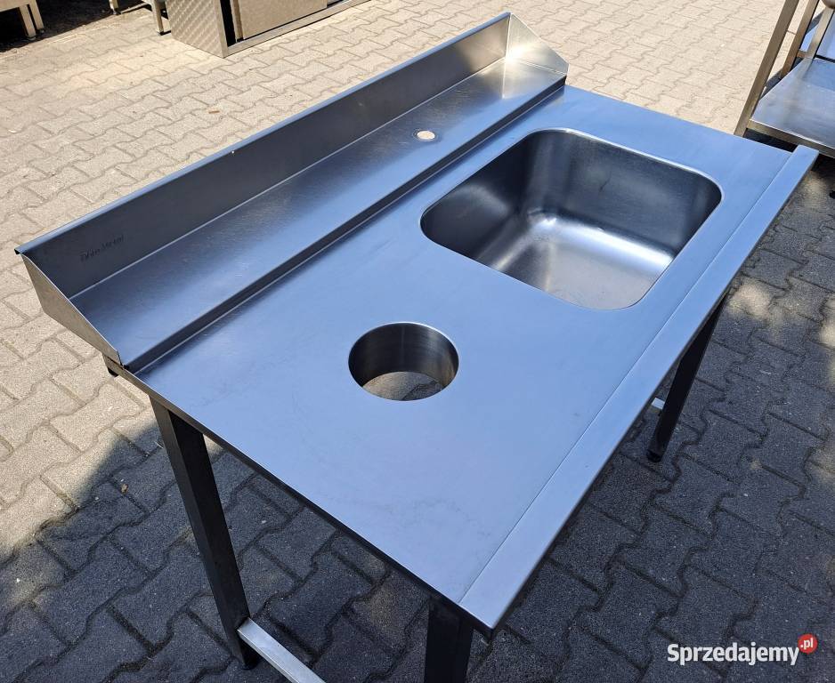 ZLEW 1 KOM Z OTWOREM NA ODPADY DORA METAL Nowe Skalmierzyce sprzedam