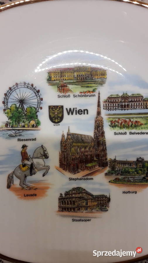 Talerzyk ozdobny Wiedeń Głuchołazy