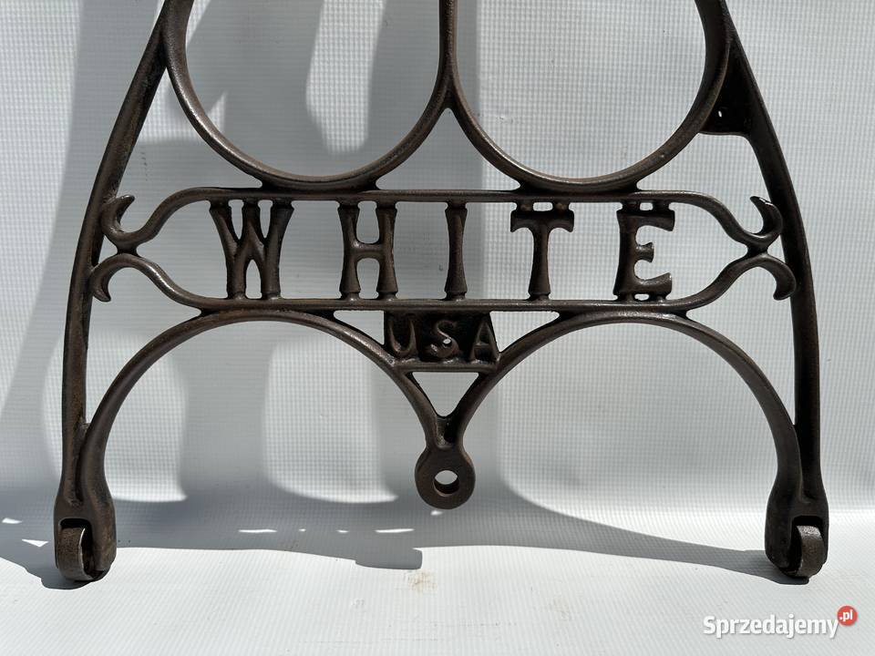 NOGA PODSTAWA MASZYNY STARA MASZYNA WHITE USA Bielawa