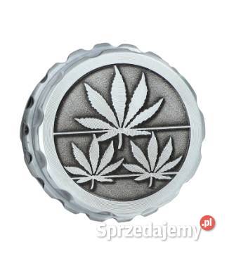 Srebrny Młynek do Tytoniu Metalowy Grinder Pozostałe Ostrowy nad Okszą sprzedam